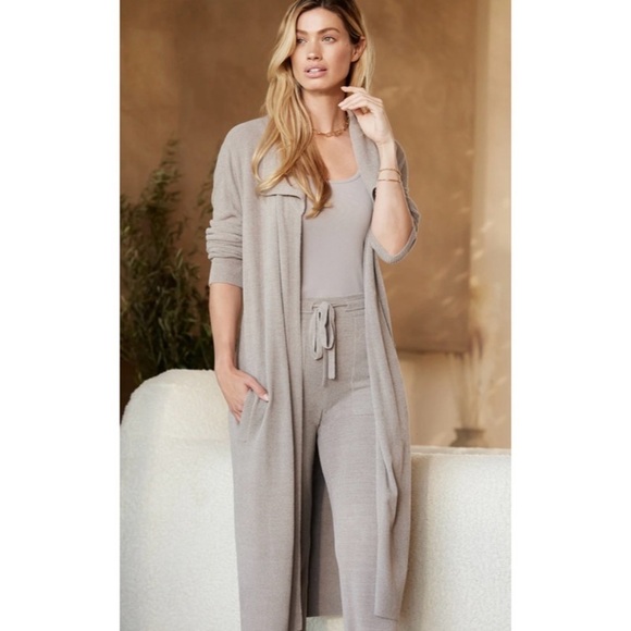 Barefoot Dreams Sweaters - Barefoot Dreams CozyChic Ultra Lite Women's Wide Collar Long Cardi 2X